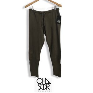CHASER~ Women’s Linen french terry cargo lounge pant.